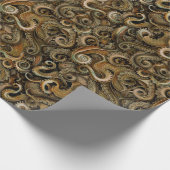 スティームパンクシーライフタコ触手 ラッピングペーパー (角)