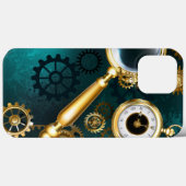 スティームパンクスタイルの拡大鏡 Case-Mate iPhoneケース (裏面 (横))