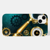 スティームパンクスタイルの拡大鏡 Case-Mate iPhoneケース (裏面 (横))