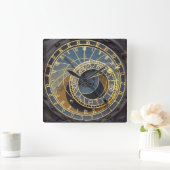 スティームパンクスタイルアストロニカルプラハ ラージ壁時計 (ホーム)