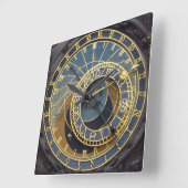 スティームパンクスタイルアストロニカルプラハ ラージ壁時計 (傾斜)