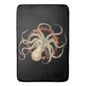 スティームパンクタコ&ラスティ時計製造ギア バスマット (正面縦)