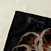 スティームパンクタコ&ラスティ時計製造ギア ビーチタオル (インサイチュ)