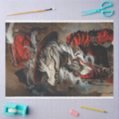 スティームパンクチックホワイトアリゲーターデコページ 薄葉紙 (クラフト)