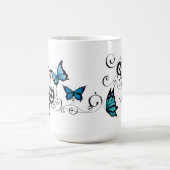 スティームパンクトライバルブルーチョウ コーヒーマグカップ (中央)