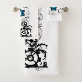 スティームパンクトライバルブルーチョウ バスタオルセット (インサイチュ)