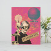 スティームパンクトレーラブレザーポップ・アートのアートスクラップブック紙 (スタンド正面)