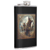 スティームパンクドッグズオンザ狩りフラスコ フラスク (右)