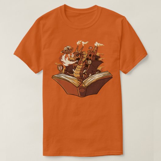 スティームパンクドラゴンバイトベフォンセカ Tシャツ (デザイン正面)