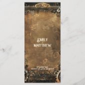 スティームパンクノア結婚ル事件のメニュー メニュー (裏面)