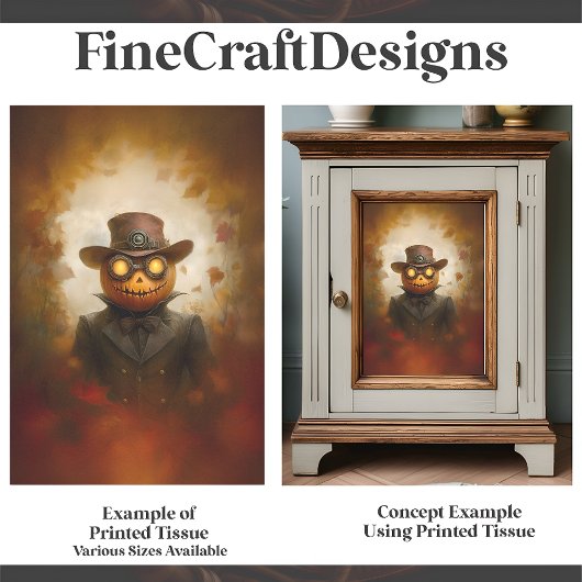 スティームパンクハロウィーンハロウィーンのカボチャのちょうちんF3デコページ 薄葉紙