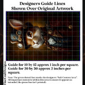 スティームパンクバニーラビットポートレートCR6デコページ 薄葉紙