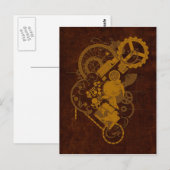 スティームパンクバニー ポストカード (正面/裏面)