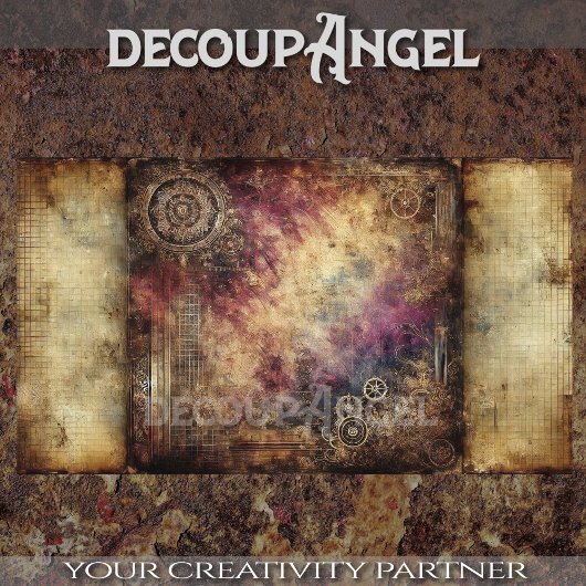 スティームパンクパティナ#3デクページ 薄葉紙