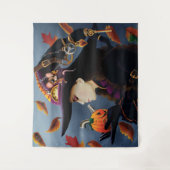 スティームパンクパンプキンウィッチ タペストリー (正面)