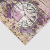 スティームパンクビクトリアンビー女性ピンクのチェックスクリプト 薄葉紙 (詳細)