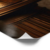 スティームパンクビクトリアン金ゴールド天文学者 ポスター (コーナー)