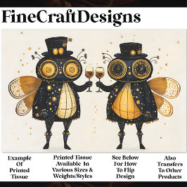 スティームパンクビーズワインとトーストAM8デカップワイン 薄葉紙