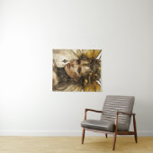 スティームパンクビー昆虫女タペストリー タペストリー (インサイチュ(横))