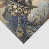 スティームパンクピーコック紳士のデコップページ 薄葉紙 (詳細)