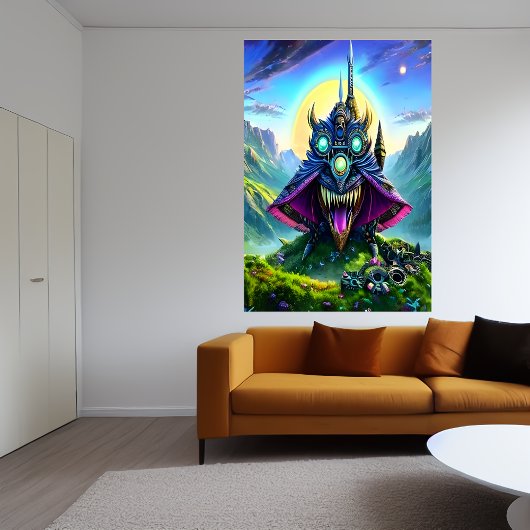 スティームパンクファンタジーの森 | AI Art ポスター