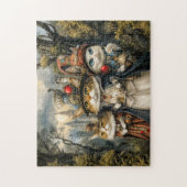 スティームパンクファンタジー林で3匹 ジグソーパズル (縦)