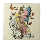 スティームパンクフェアリーイエロークロックギア タイル (正面)