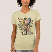 スティームパンクフェアリーイエロークロックギア Tシャツ (正面)