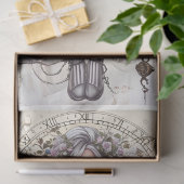 スティームパンクフェアリーウィングピンクウィングスティッシュペーパー 薄葉紙 (ギフト)