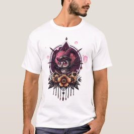 スティームパンクフクロウ:秘密の守護者。 Tシャツ
