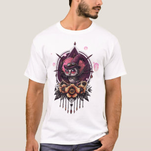 スティームパンクフクロウ:秘密の守護者。 Tシャツ