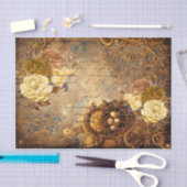 スティームパンクフラワードリーム 薄葉紙 (クラフト)