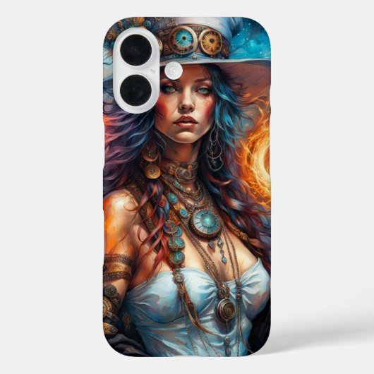 スティームパンクブードゥークイーン1 Case-Mate iPhoneケース (裏面)