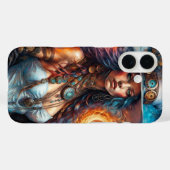 スティームパンクブードゥークイーン1 Case-Mate iPhoneケース (裏面 (横))