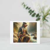 スティームパンクベア ポストカード (スタンド正面)