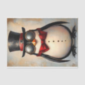 スティームパンクペンギンカスタムイニシャルBA1デコページ 薄葉紙 (正面)