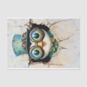 スティームパンクペンギンPeek Thru Hole AZ8 Decopage 薄葉紙 (正面)