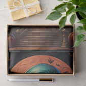 スティームパンクホロウィーングールとパンプキンパッチ 薄葉紙 (ギフト)