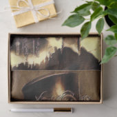 スティームパンクマンとレイヴン・デコページ紙 薄葉紙 (ギフト)