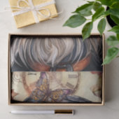 スティームパンクヨークシャーテリアドッグ 薄葉紙 (ギフト)