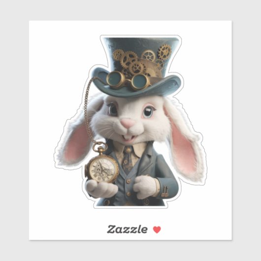 スティームパンクラビットアート シール (シート)