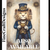 スティームパンクリオン&金ゴールドトロフィーAS3デコページ 薄葉紙