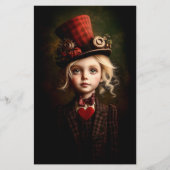 スティームパンクリングマスターガールCN2スクラップブック紙 (正面)