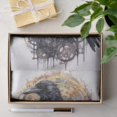 スティームパンクレイブン4デコページ紙 薄葉紙 (ギフト)