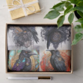 スティームパンクレイヴンコラージュ1デクページ紙 薄葉紙 (ギフト)