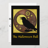 スティームパンクレイヴンハロウィーン 招待状 (正面/裏面)