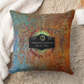 スティームパンクヴィンテージウェディング クッション (ブランケット)