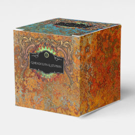 スティームパンクヴィンテージウェディング フェイバーボックス