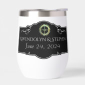 スティームパンクヴィンテージパーソナライズされた結婚式 (左面)