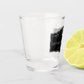 スティームパンクヴィンテージパーソナライズされた結婚式 ショットグラス (左)